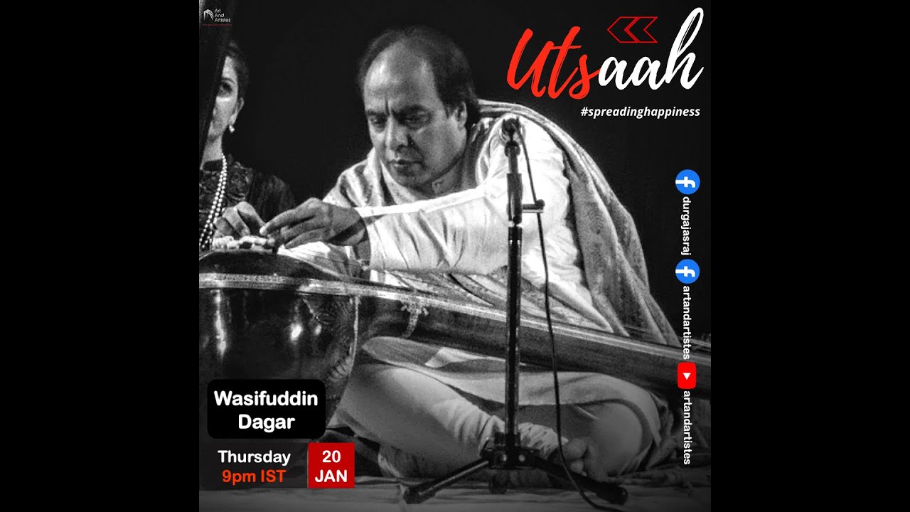 Utsaah #spreadinghappiness Replay episode featuring Ustad Wasifuddin Dagar...
