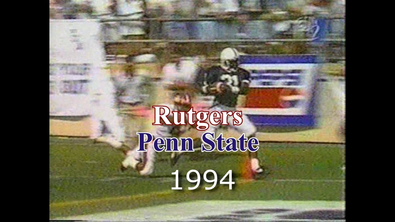 Penn State vs. Rutgers 1994 GAME STORY
