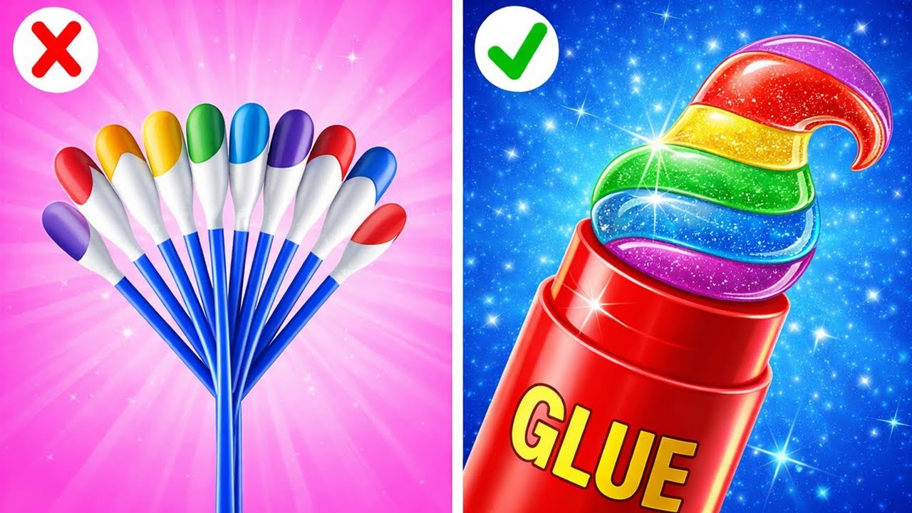 Art Showdown 🎨 Best Drawing Hacks & Painting Challenge by 123GO!