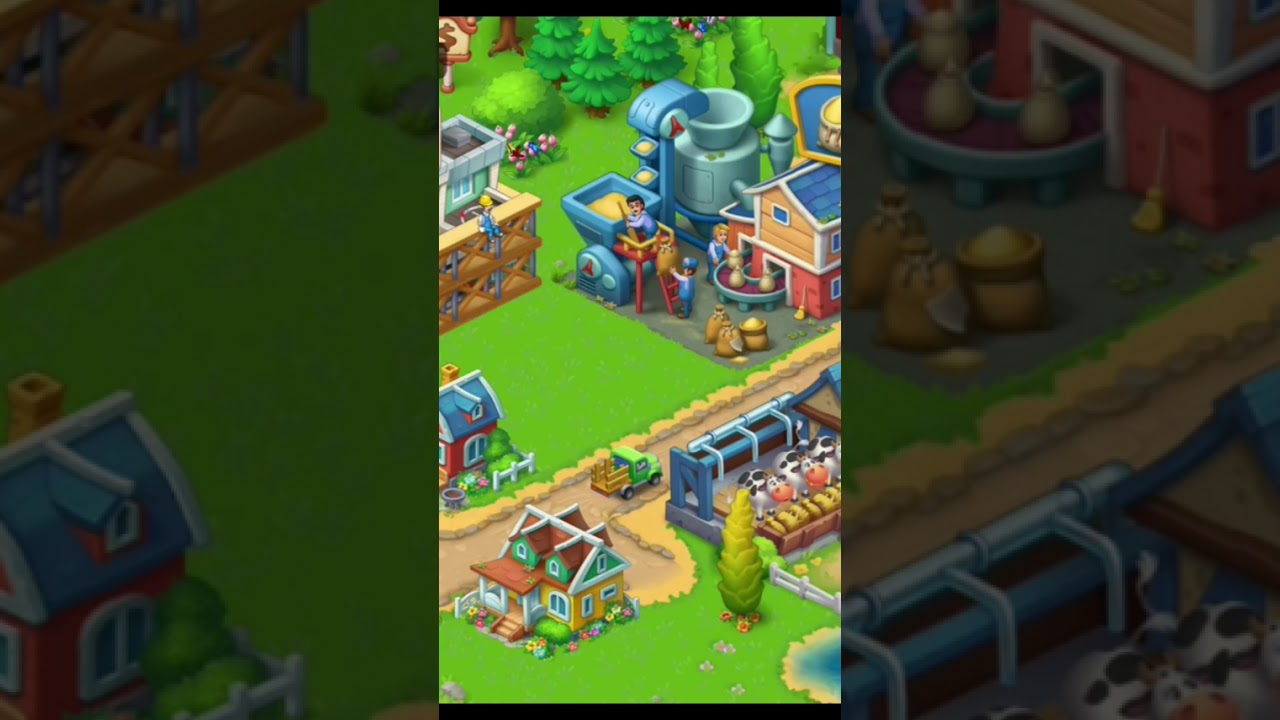 Township Game Short | Fun Kids Gameplay 🏡✨ #Township #KidsGame #shorts