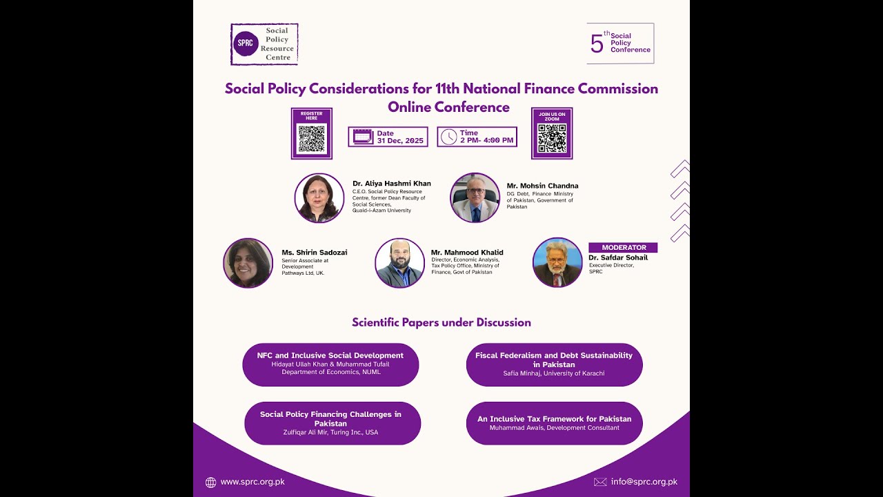 SPRC 5th Social Policy Conference 2025 | Full Session Recording