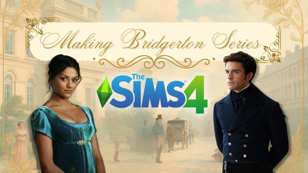 Anthony & Kate  in The Sims 4?! 💎Bridgerton Speed CAS | Soothing Classical Music