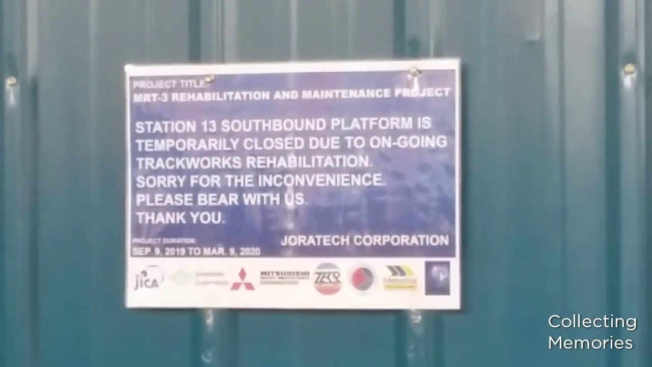 Mrt 3 Rehabilitation Taft Station