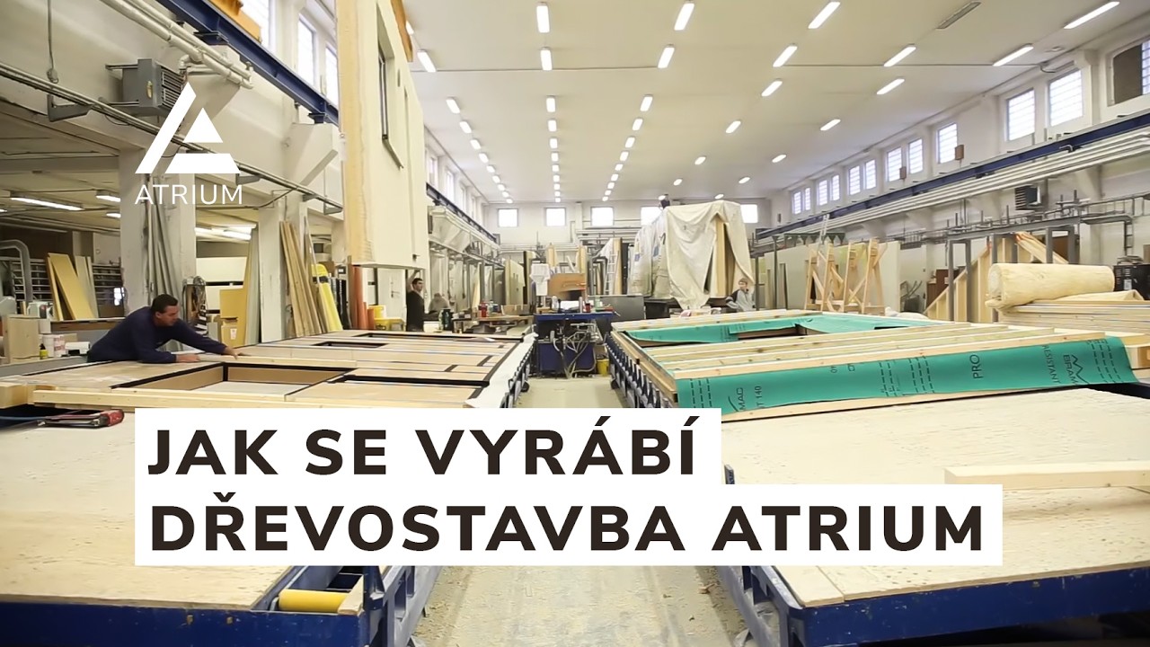 ATRIUM: výroba dřevostavby