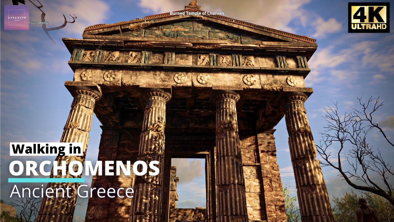 Walking in Ancient Greek City of Orchomenos [ Assassin's Creed: Odyssey - Discovery Tour ]