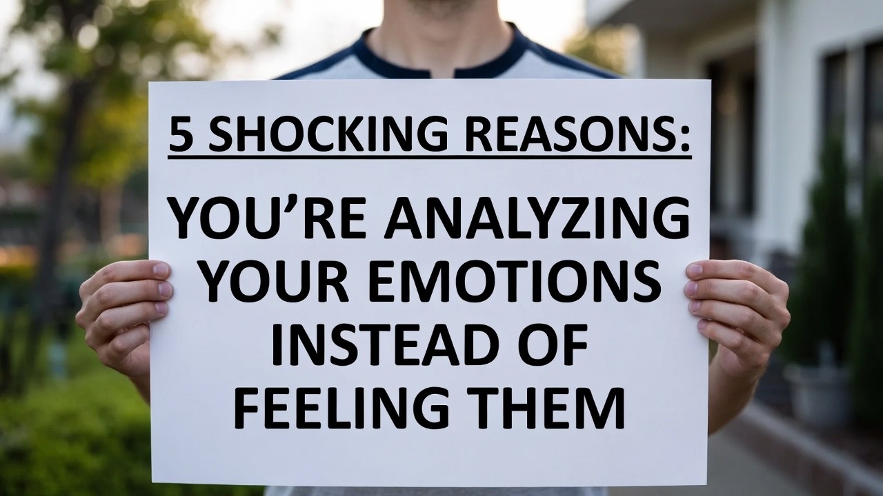 5 Shocking Reasons: You're Analyzing Your Emotions Instead of Feeling Them