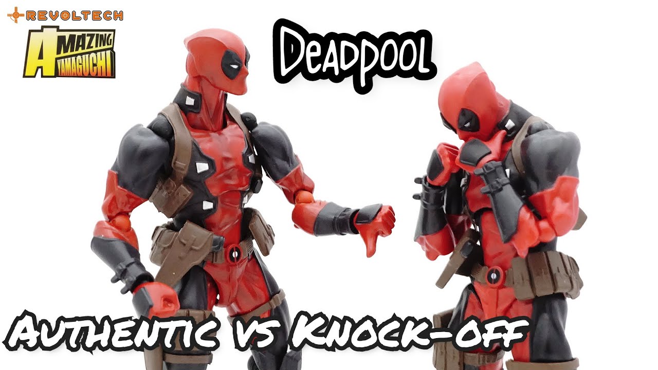 Как распознать пиратскую версию / KO Amazing Yamaguchi Revoltech Deadpool