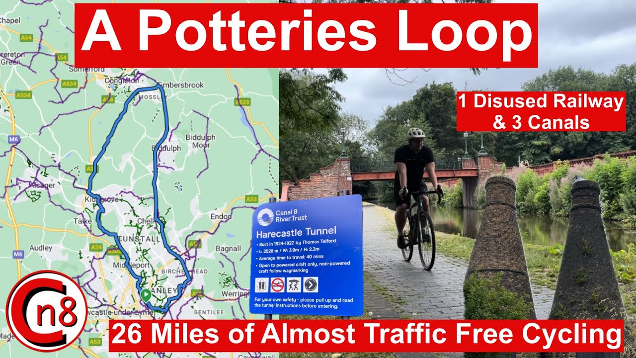 A 26 Mile Traffic Free Cycling Loop Around The Potteries