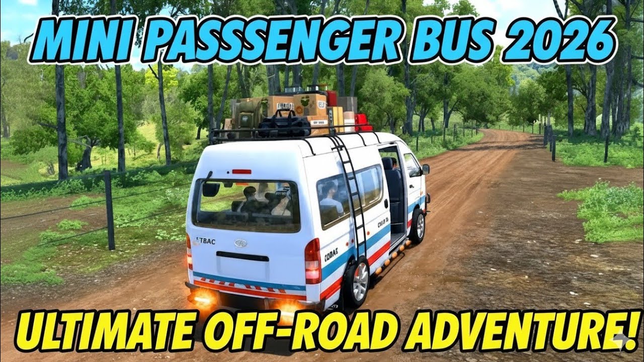 Mini Passenger Bus \\ android games offroad map cargo game \\ new bus 2026 #gaming
