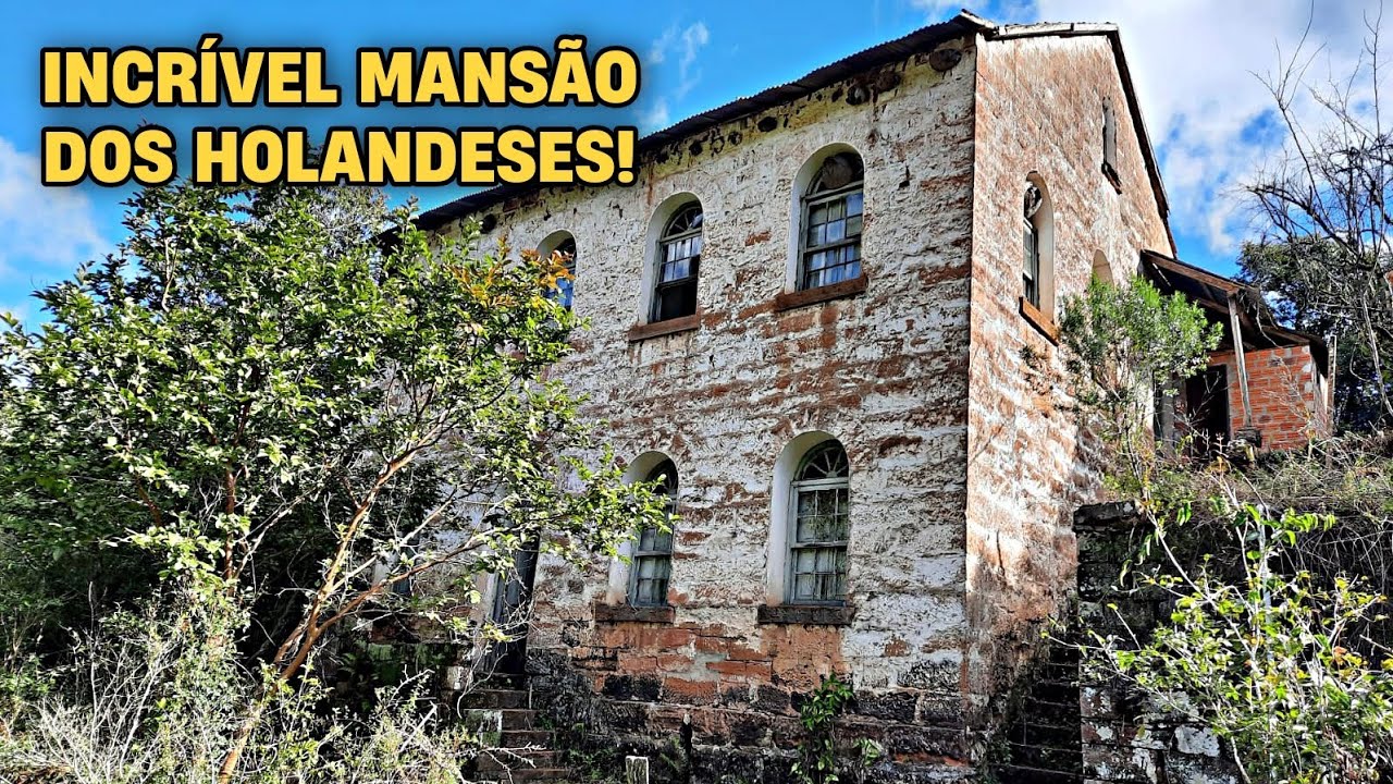 MISTERIOSA E INCRÍVEL MANSÃO DOS HOLANDESES UMA CONSTRUÇÃO A FRENTE DO SEU TEMPO!!!