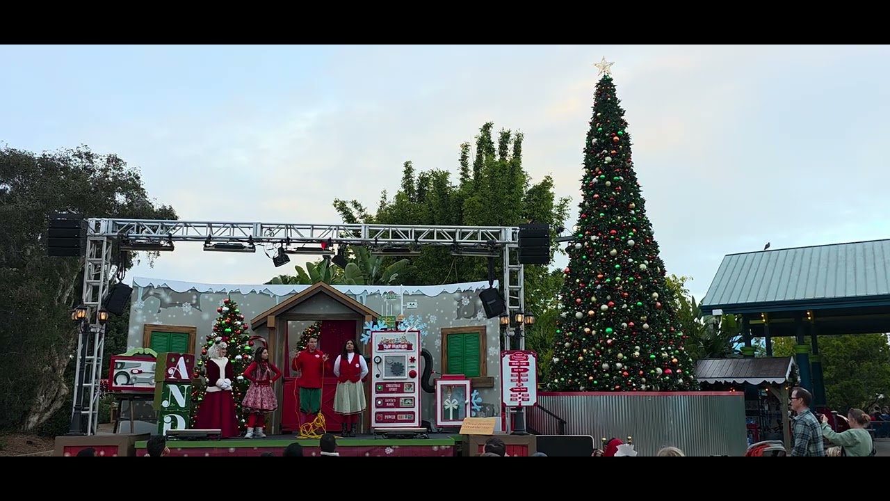 1/2/2026 Christmas Tree Lighting at SeaWorld, San Diego 