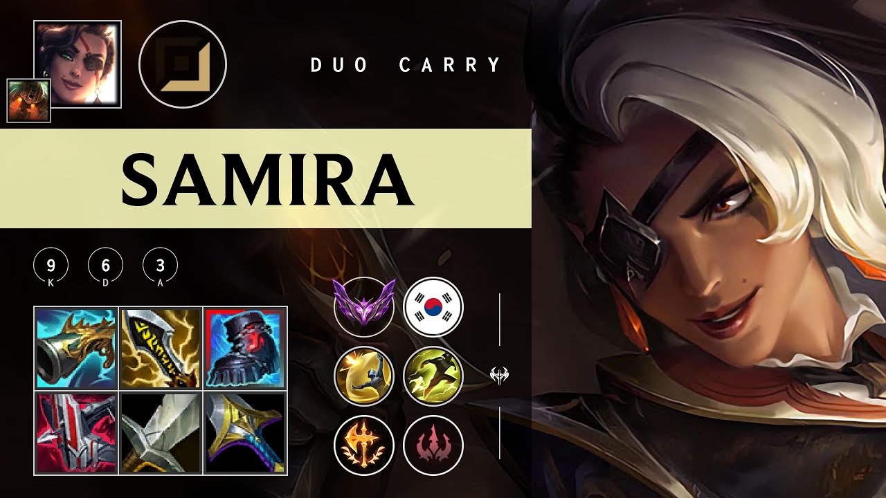Samira ADC vs Karma - KR Master Patch 25.24