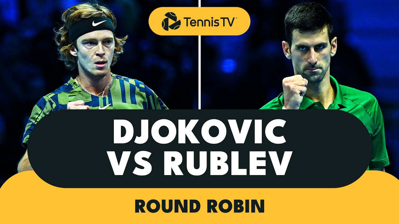 Novak Djokovic vs Andrey Rublev Highlights | Nitto ATP Finals 2022