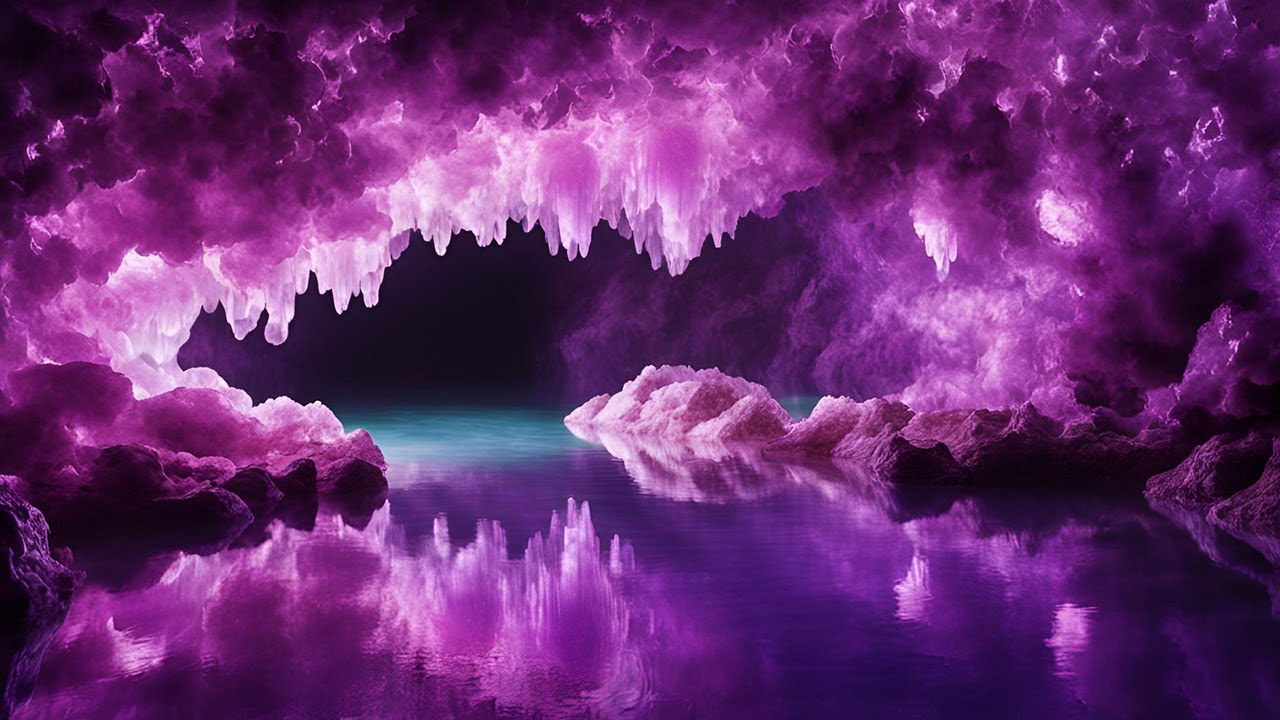Amethyst Ambience | Healing Deep Sleep Music With Black Screen