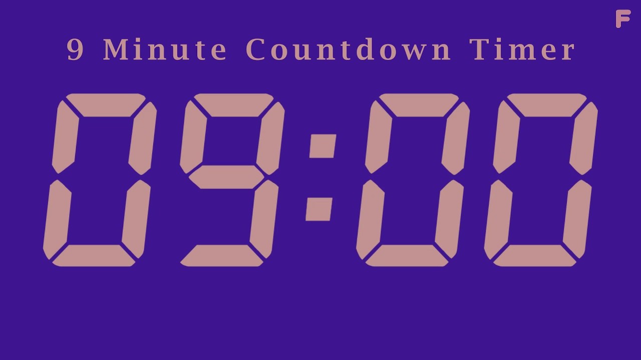 9 Minute Countdown Timer