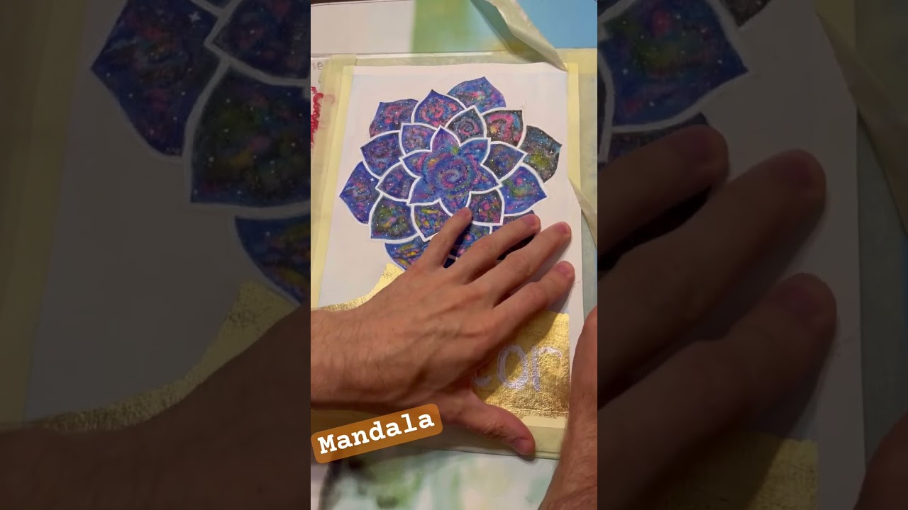 ART idea mandala Shorts МАНДАЛА акварель 