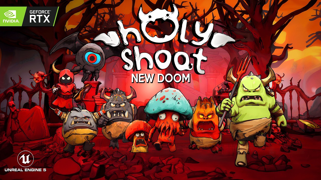 HOLY SHOOT Gameplay Demo | New Fast-Paced Shooter with Demons like DOOM in Unreal Engine 5