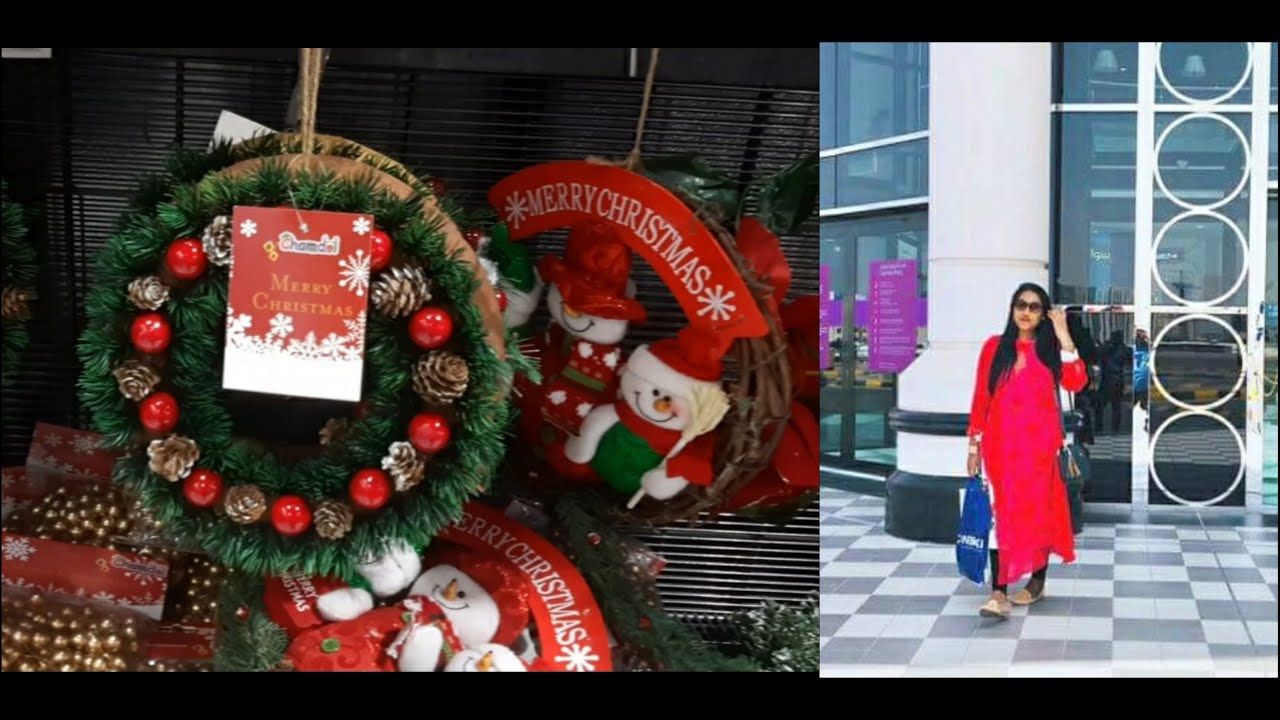 Christmas 🎄🎅 Christmas shopping  Muscat Oman / Shopping Vlog  🎁🎄🎅❤️💚 HD video
