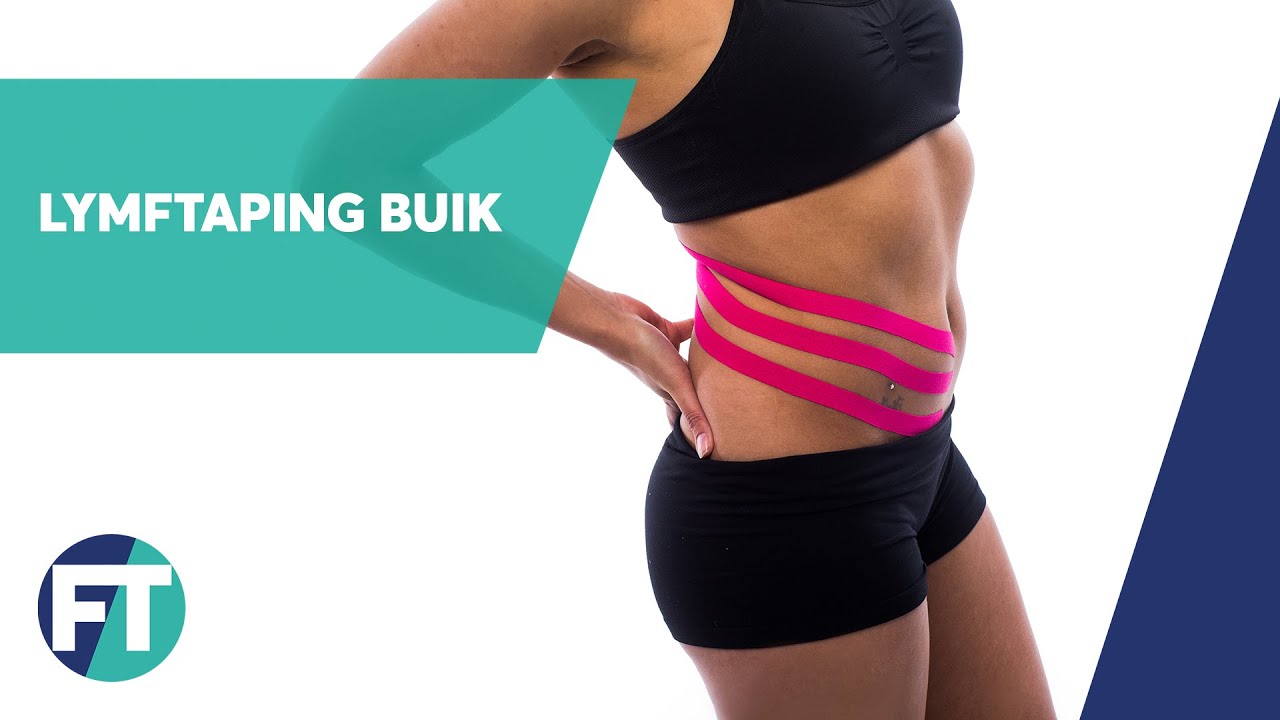 Buik tapen | Lymftaping | FysioTape