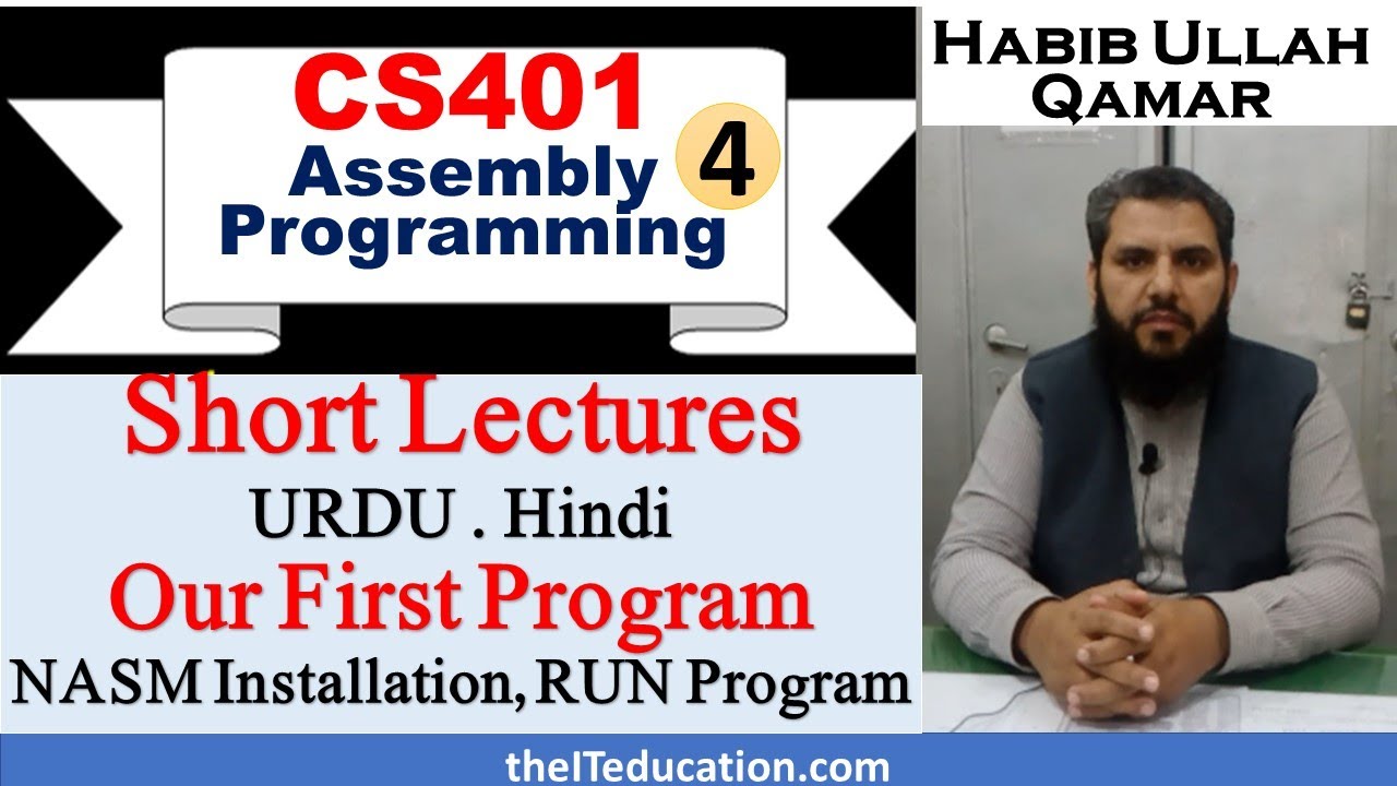 NASM Installation Windows 10 | Run Assembly Program | ADD two numbers | How to Install NASM Cs401