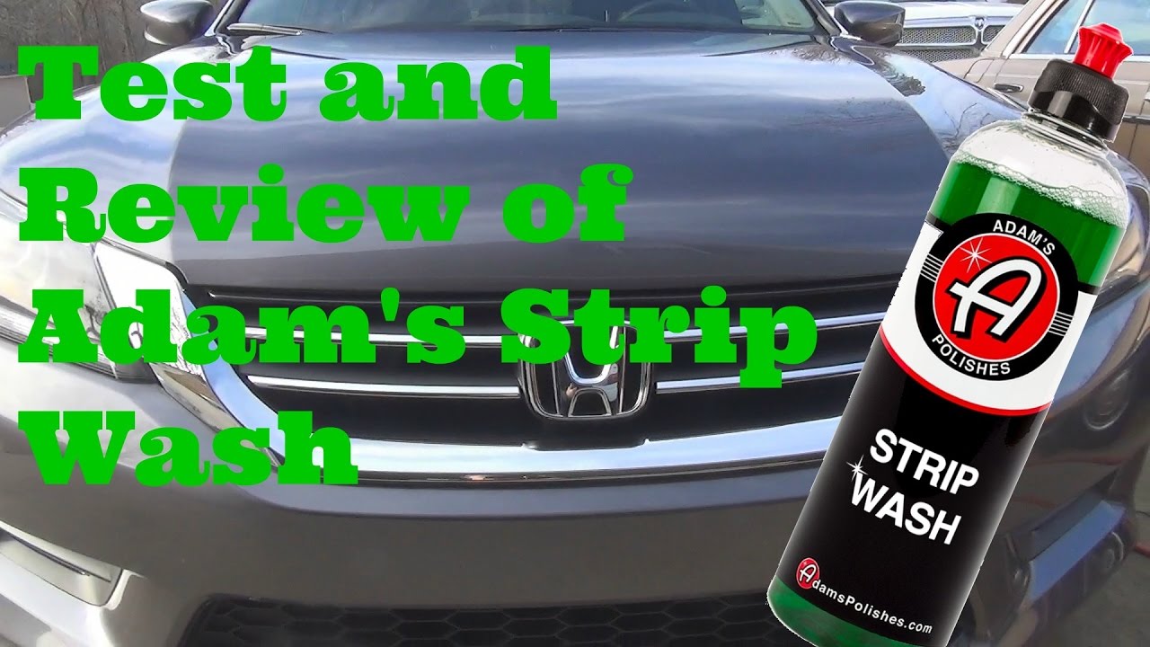 Test and Review of Adams Strip Wash