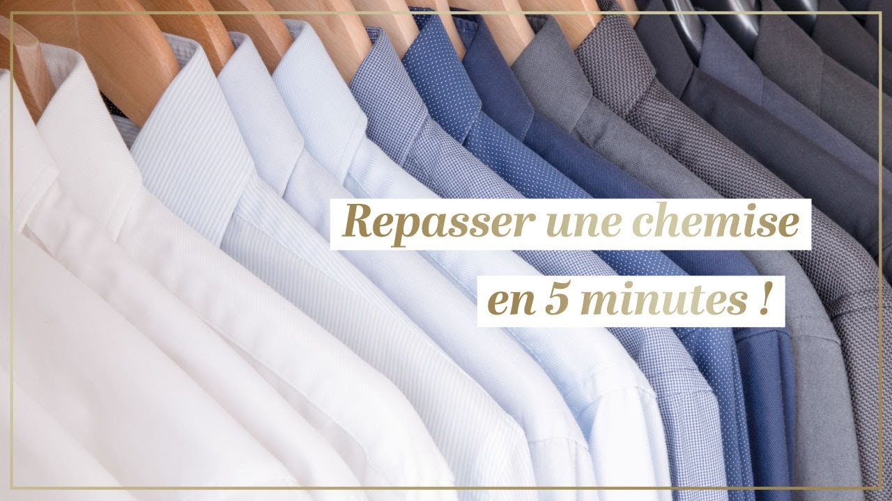 Repasser une chemise en 5 minutes !