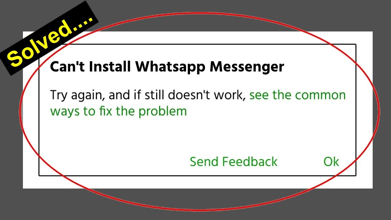 Как исправить ошибку «Невозможно установить WhatsApp Messenger» в магазине Google Play на Android