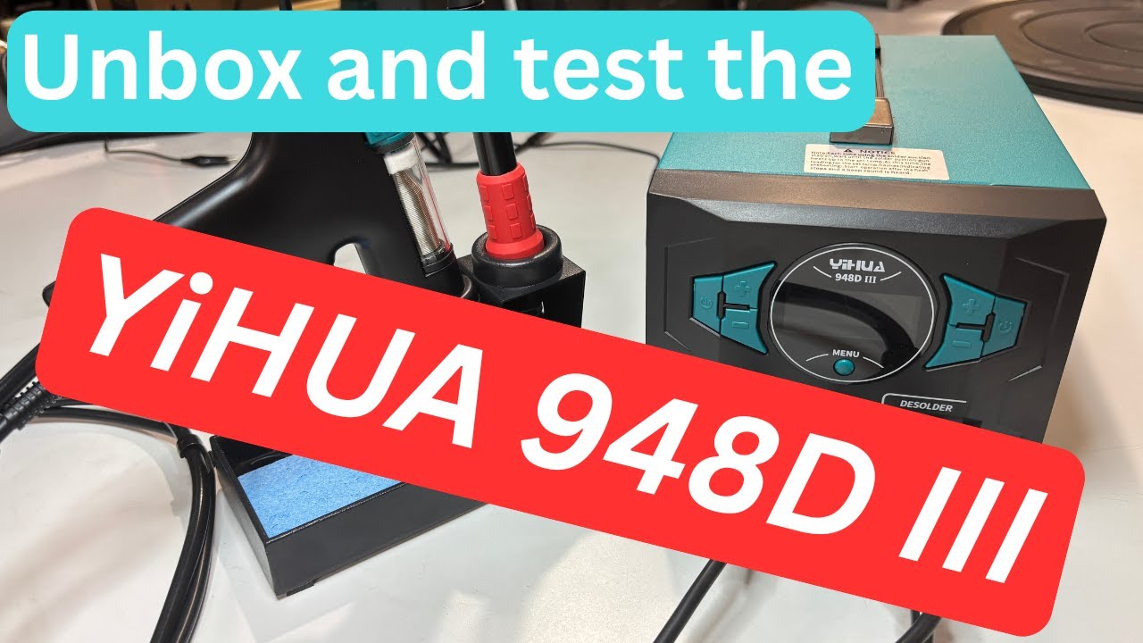 #2 Yihua soldering & desoldering station unboxing & test