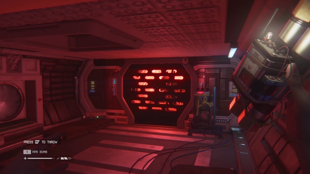 Alien Isolation Locking Alien (The Trap)