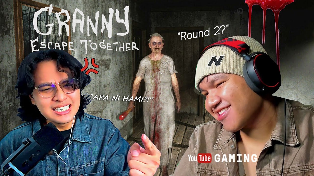 🔴 (ROUND 2) OOHAMi & MUQRi😏 CUBA KELUAR DARI RUMAH NENEK - Granny: Escape Together (Malaysia) #Qrimi