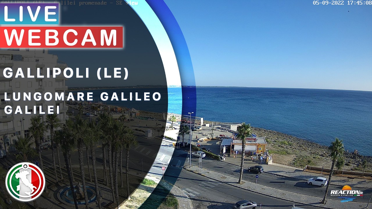 Gallipoli Webcam Live - Lungomare Galileo Galilei