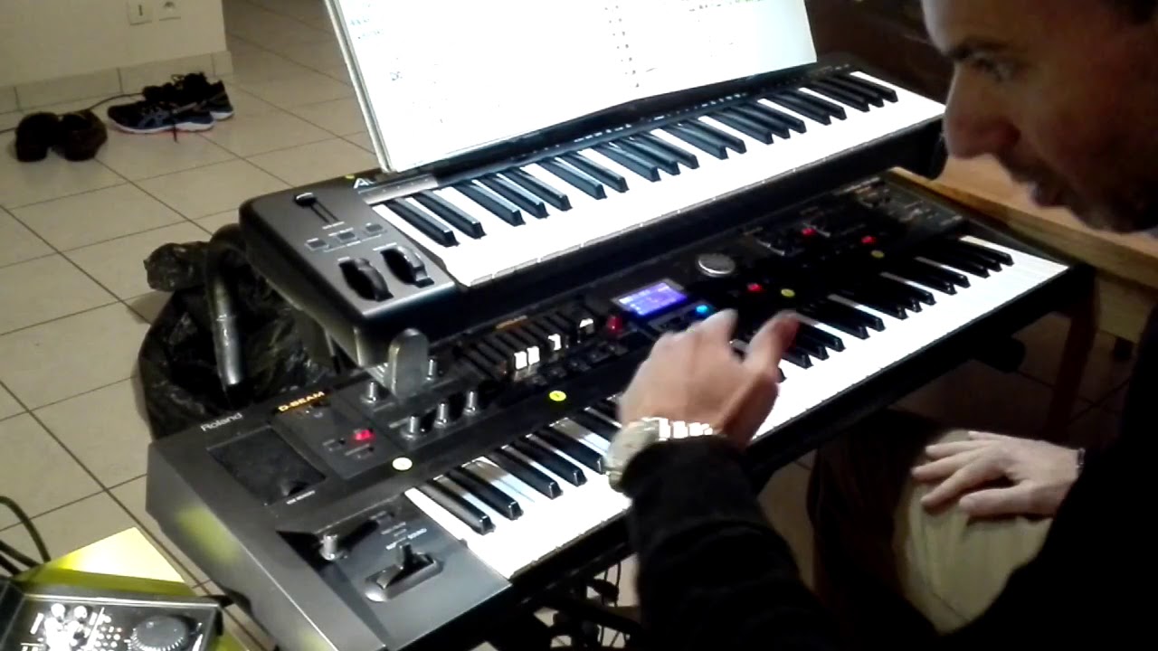 Shine on you crazy diamond - Pink Floyd - Tutorial Roland VR09 Keyboard setup part I