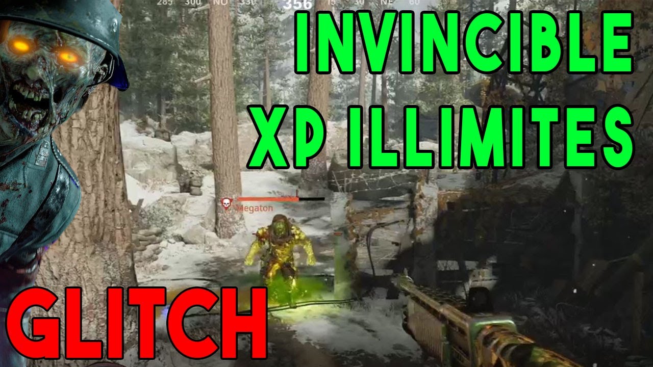 GLITCH : INVINCIBLE AUX ZOMBIES / XP ILLIMITÉS / MONTE TES CAMOUFLAGES SUR COLD WAR
