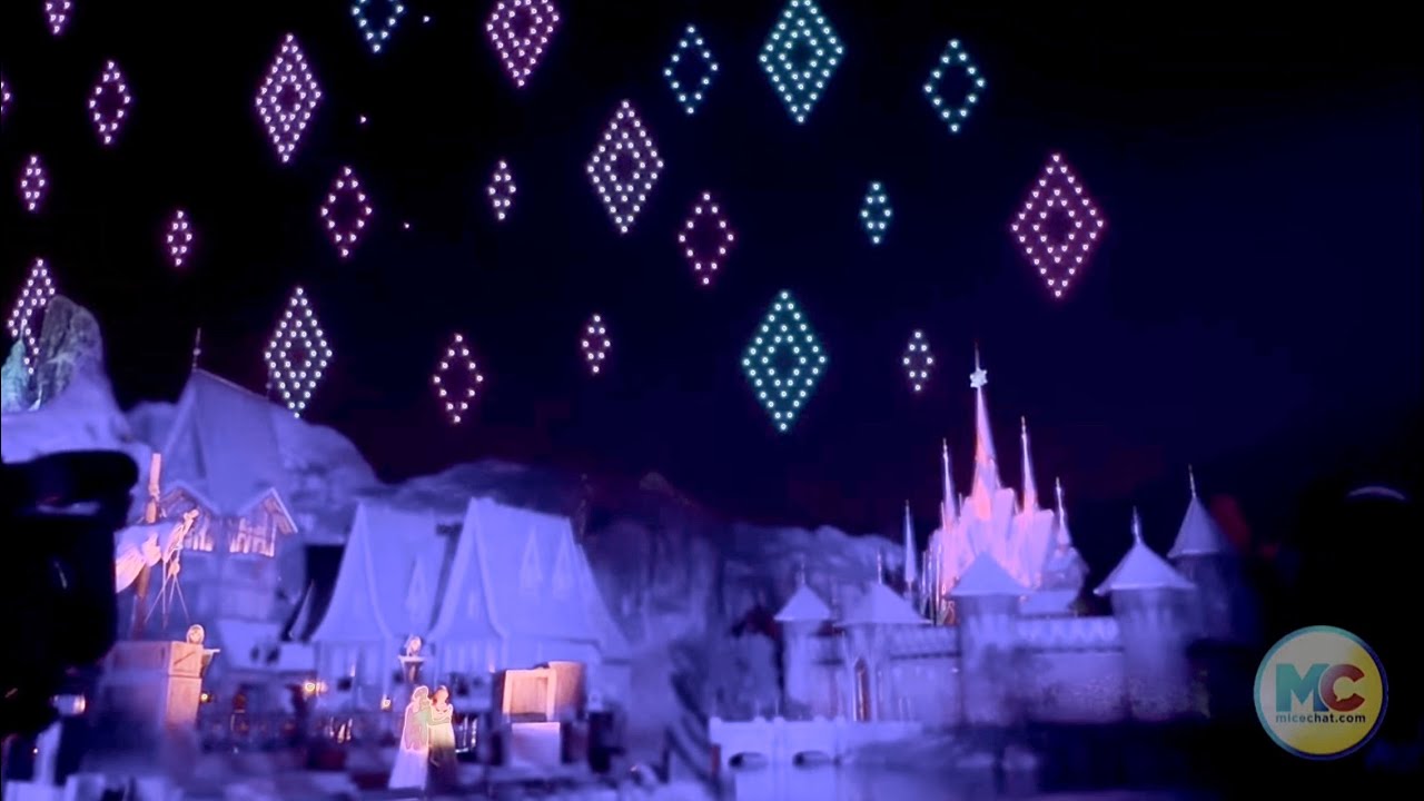 AMAZING World of Frozen Drone Show
