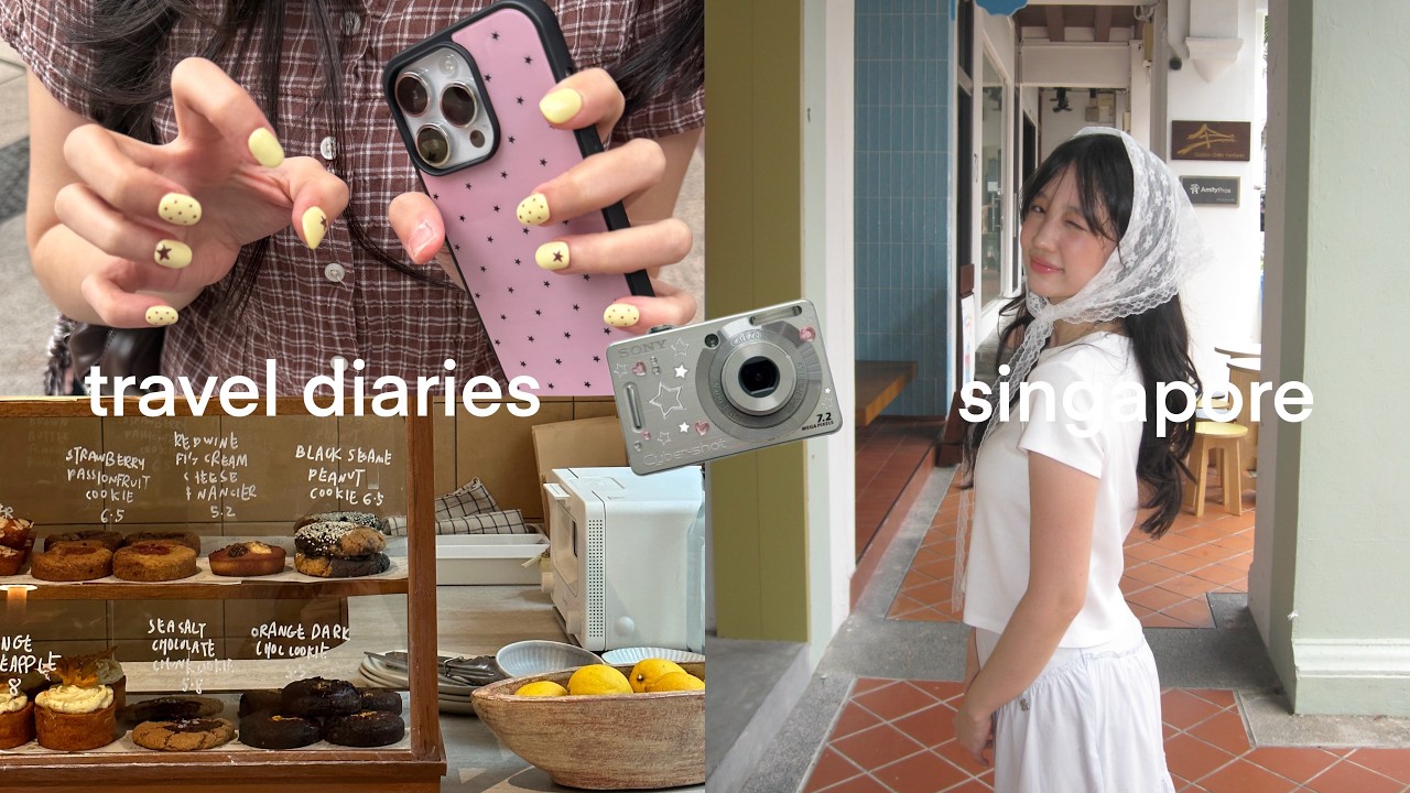 SINGAPORE VLOG🐻: travel diaries, mukbang, cafe hopping, matcha, shopping haul pt.2
