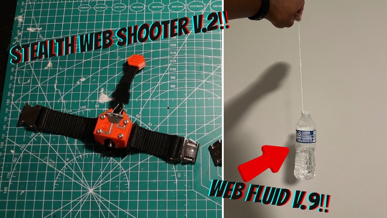 Stealth Web Shooter V.2 + Web Fluid V.9 showcase