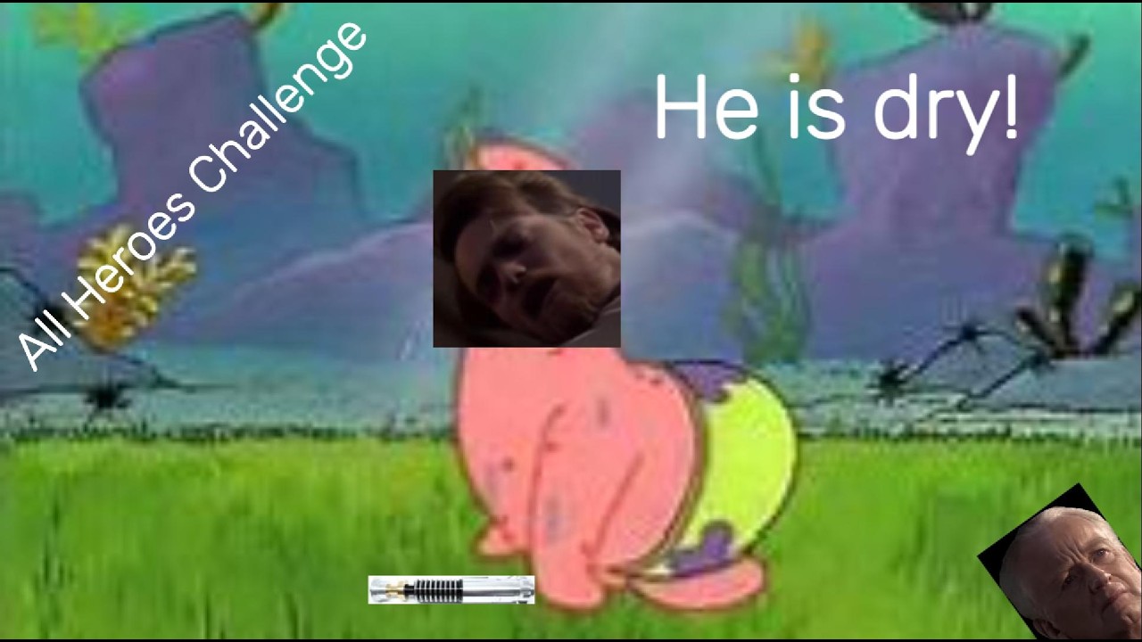 Obi Wan Is Dry!