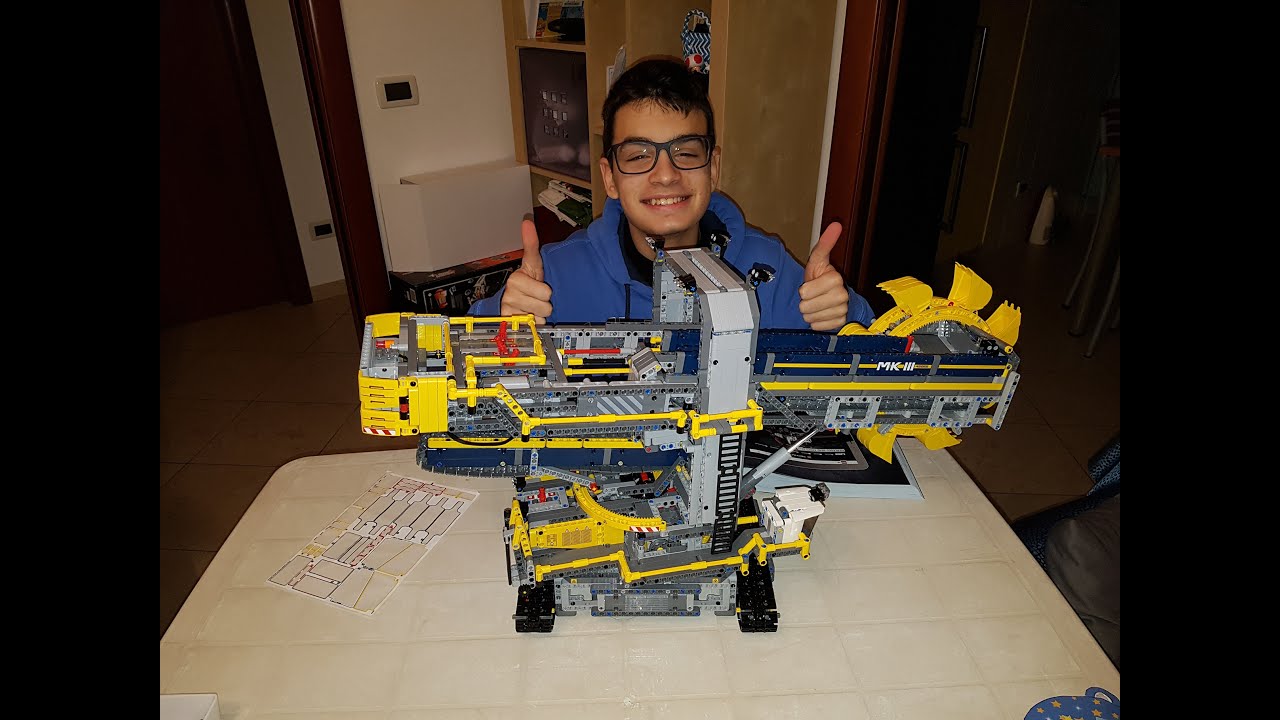 Lego technic 42055 versione A💛🟡💛🔲🔲🔳🔳🔴