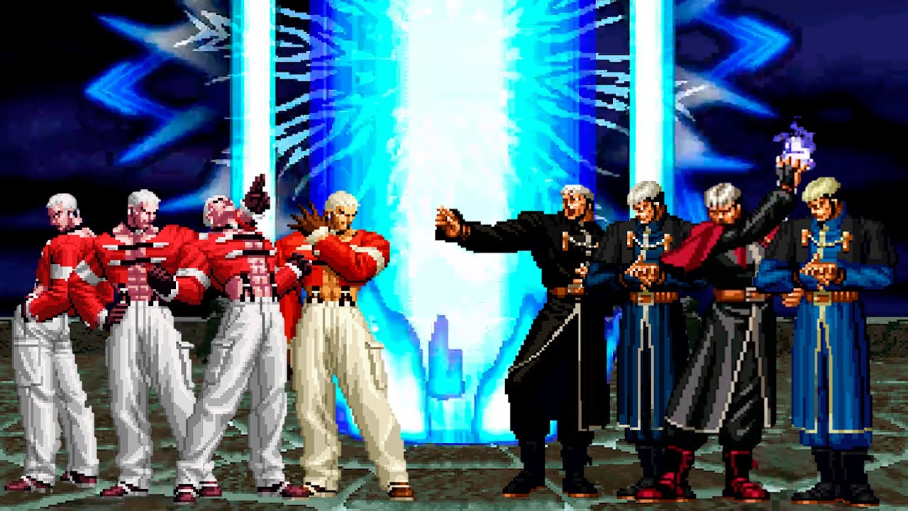 [KOF Mugen] Yashiro Team vs Goenitz Team