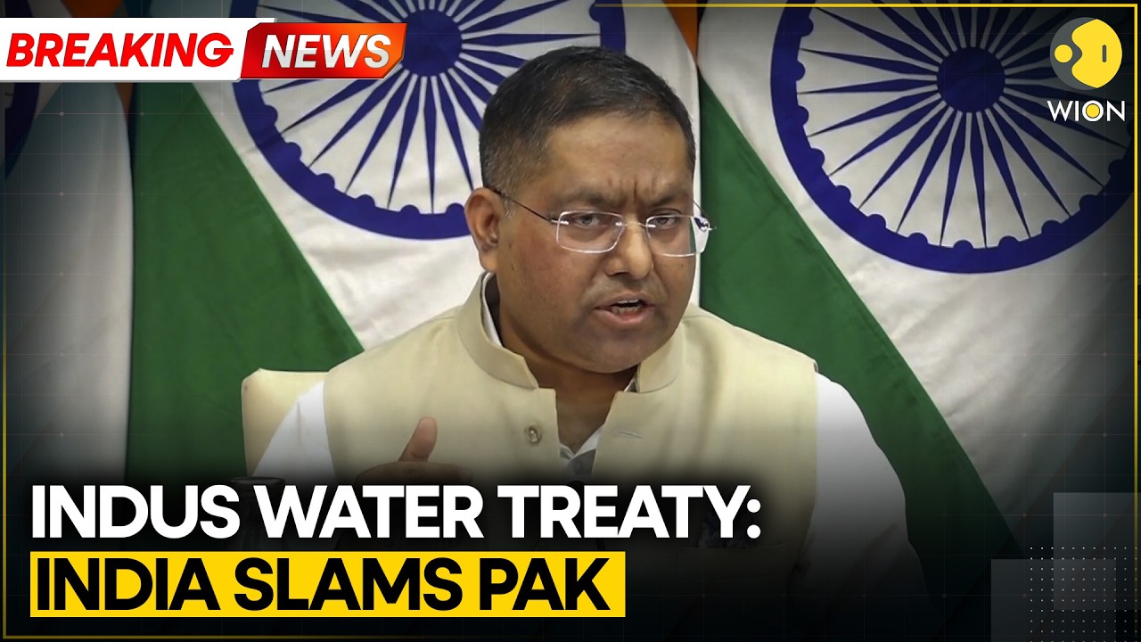 'Desperate Attempt By Pak': India Hits Back at Pakistan Over Indus Water Treaty | WION BREAKING