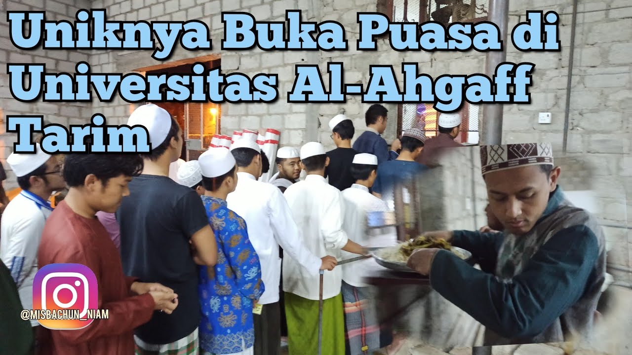 Buka Puasa di Univ. Al Ahgaff Tarim, Cara Ngantrinya Unik, Harus pake Kartu Ajaib 😂 || #Ramadhan