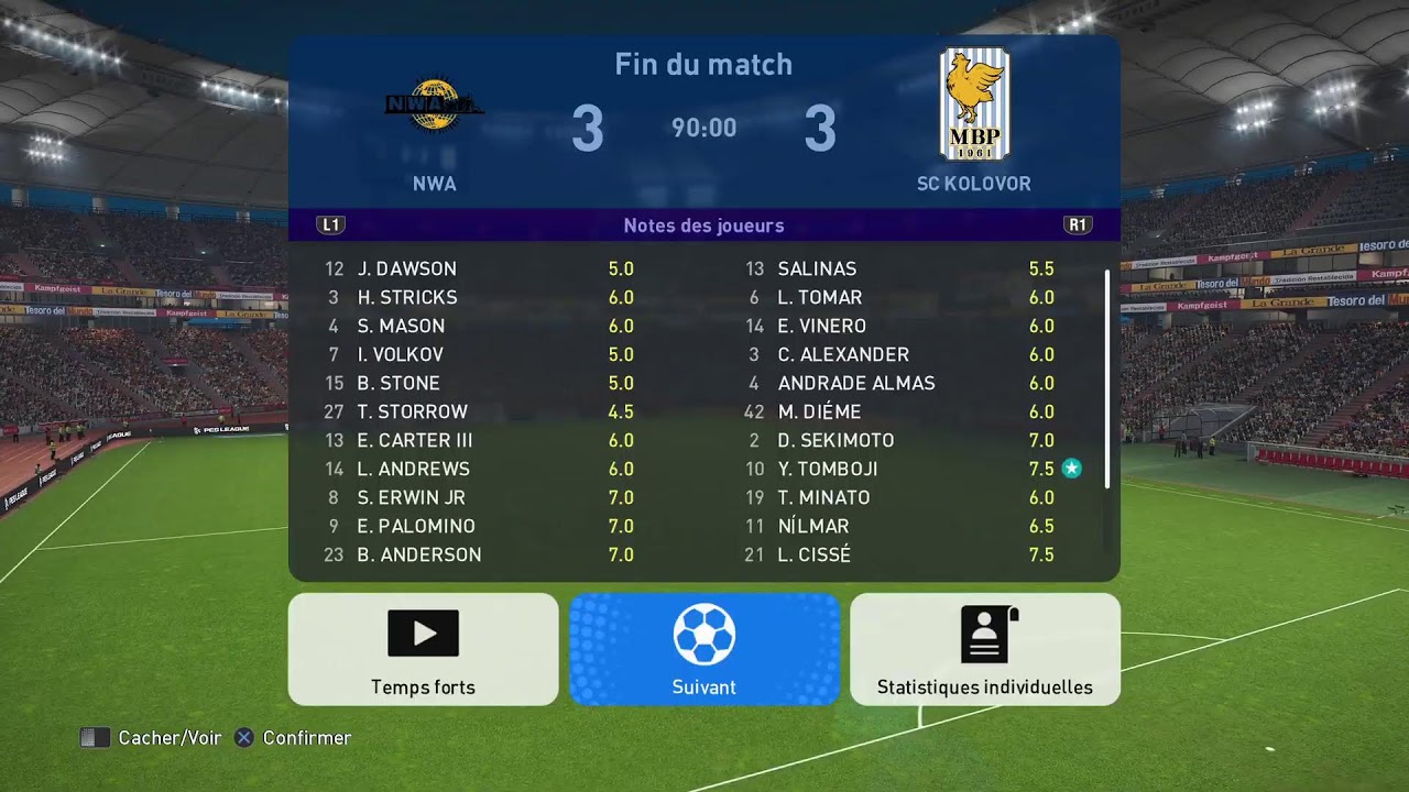 4ème journée de la WSF D1 Tasty Crousty 2025-2026 : NWA - SC KOLOVOR