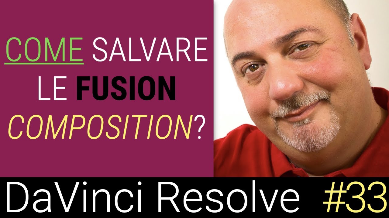 Esportare le Fusion Composition in DaVinci Resolve