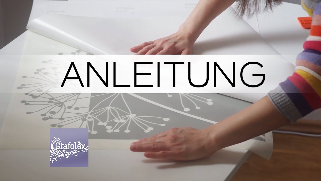 Grafolex Verklebeanleitung Glasfolie
