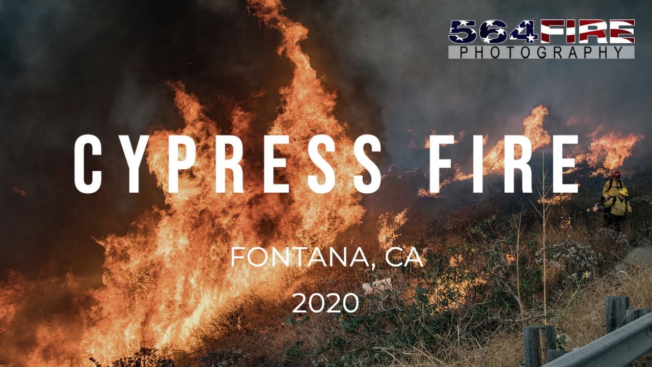 Cypress Fire, Фонтана, Калифорния