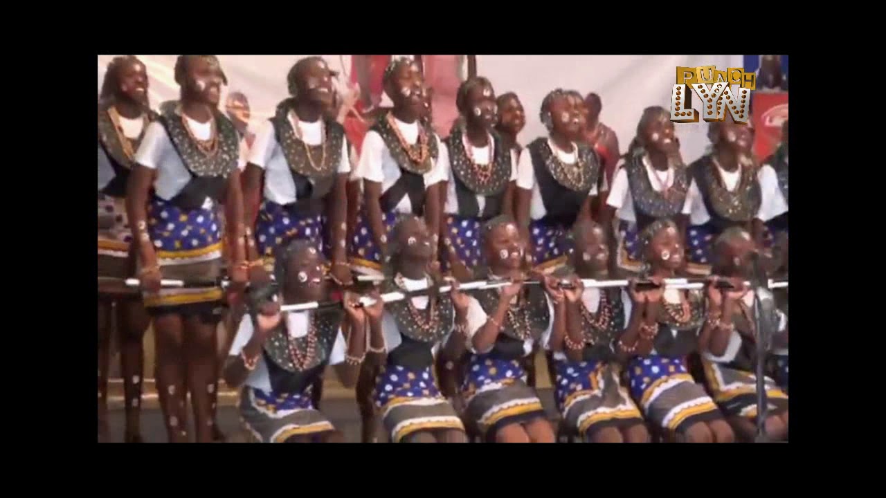 TENWEK PRIMARY PUPILS IN KENYA PERFORM A KIPSIGIS TRADITONAL SONG.