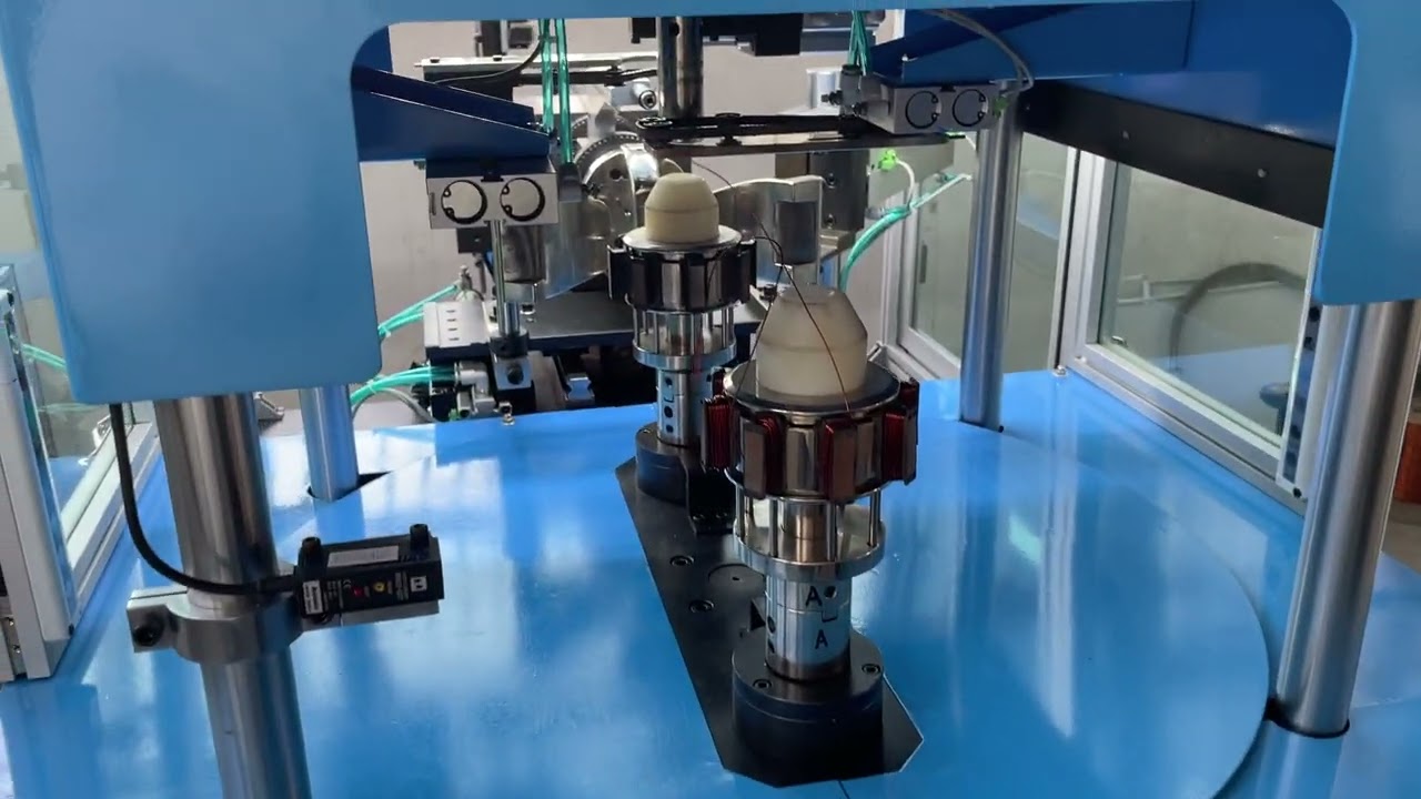 How to Produce brushless motor stator With Flyer  Winding machine  Wind Automation