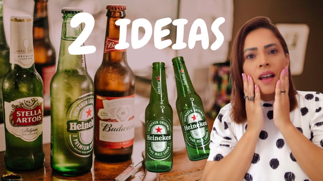 Olha o que da para fazer com essas garrafas de vidro Diy Decor