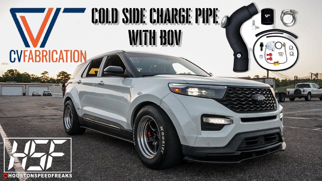 20-24 Explorer ST CVF Cold Side Charge Pipe With BOV Install