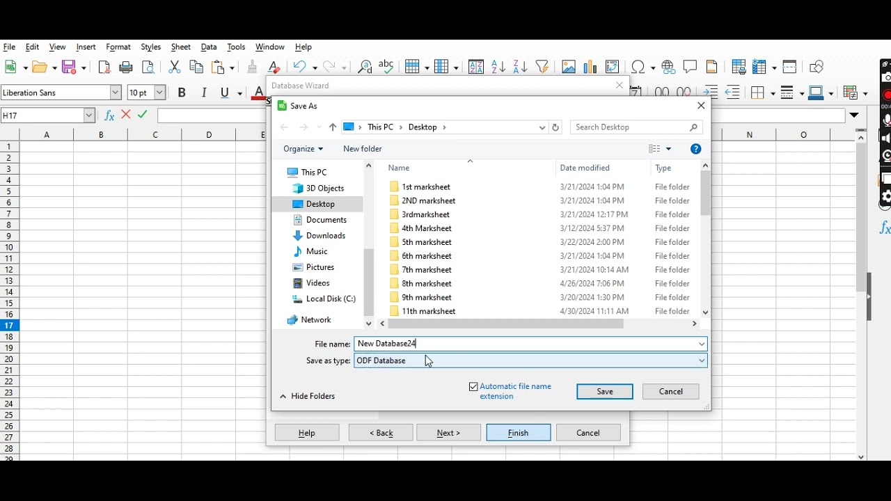 10TH IT Unit 2 ch-6 Linking to registered data source LibreOffice calc